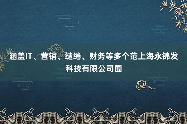 涵盖IT、营销、缱绻、财务等多个范上海永锦发科技有限公司围